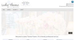 Desktop Screenshot of lesleythomas-flowers.co.uk